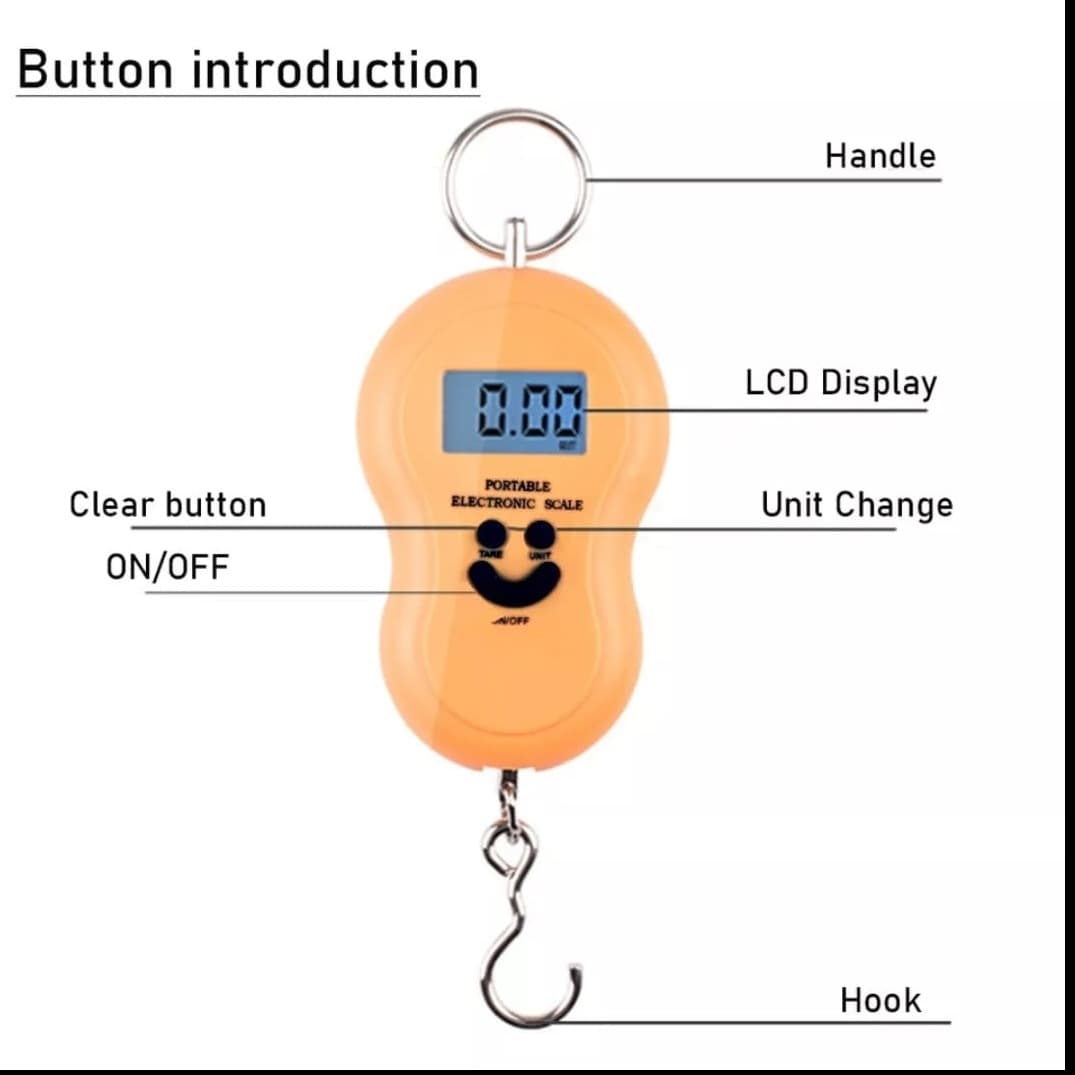 Portable Digital Luggage Scale / Kitchen Scale / Fishing Scale / Crane Scal